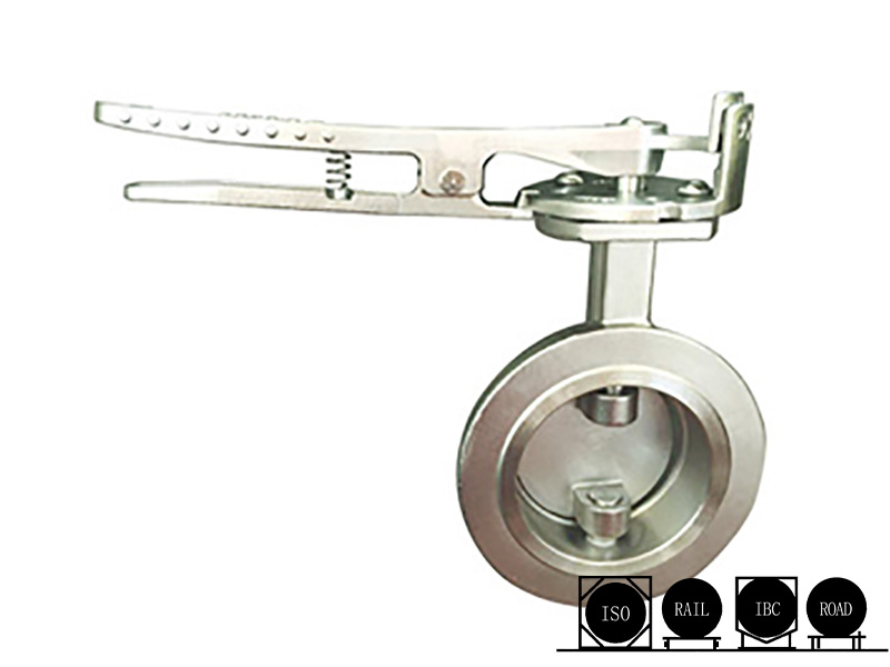 Supapă fluture cu refulare superior DN80