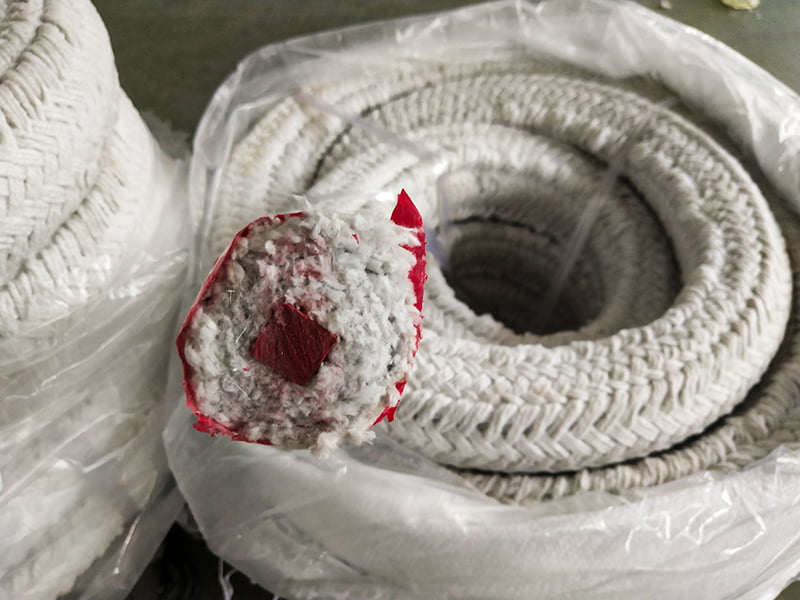 Coardă durabilă din fibră ceramică cu miez de cauciuc